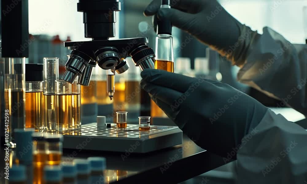 Scientist Working in a Lab Scientist Working in a Lab