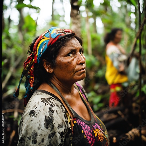 Indigenous communities dependent forest resources  photo