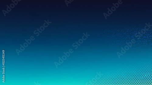 Abstract blue gradient background with halftone dots.