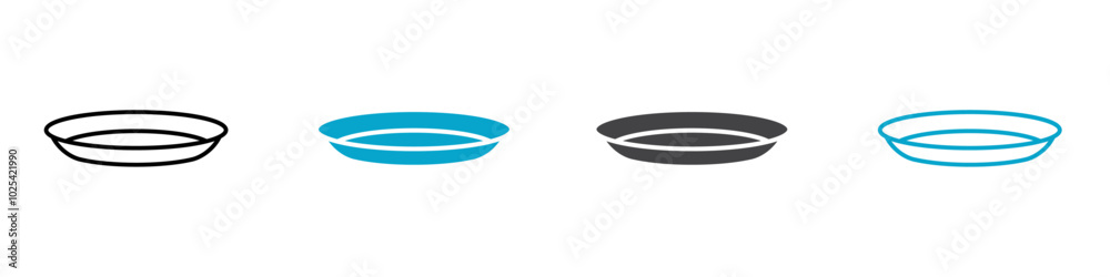 plate icon Logo set for web plate icon Logo set for web