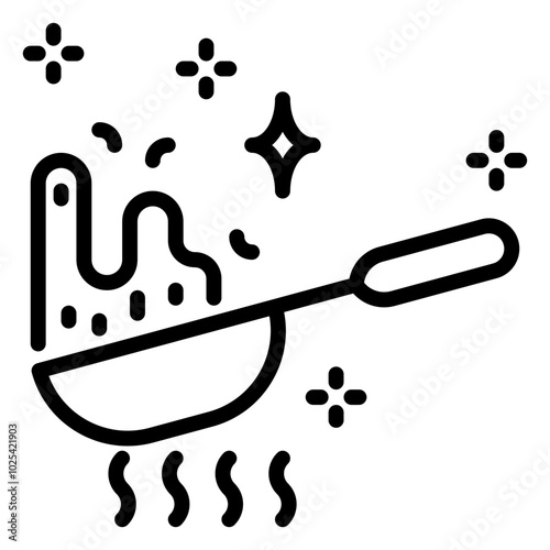 Wrap icon, line icon style