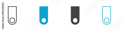 pendrive icon Logo set for web
