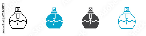 perfume icon Logo set for web