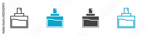 perfume icon Logo set for web