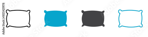 pillow icon Logo set for web