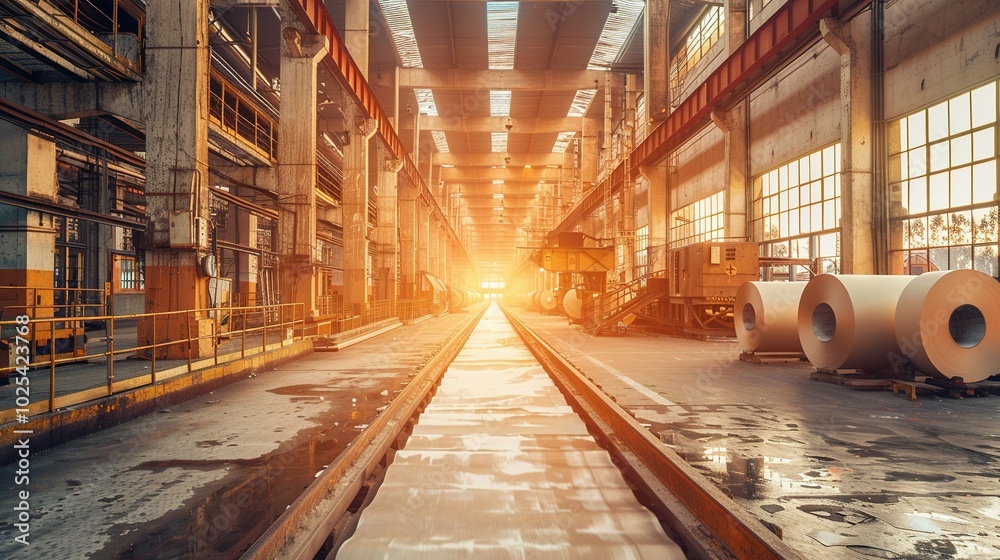 Obraz premium Evolution of Paper Industry: Utilizing Cutting-edge Technologies