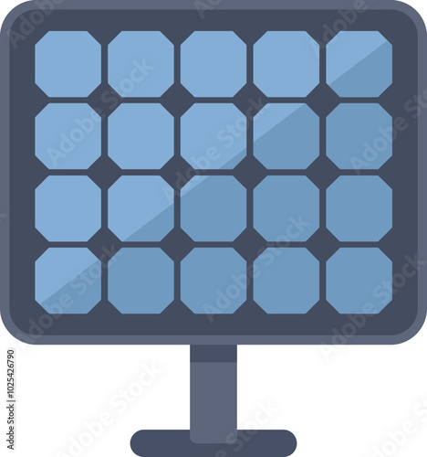 Solar panel converting sunlight into electricity, highlighting the concept of renewable and sustainable energy sources
