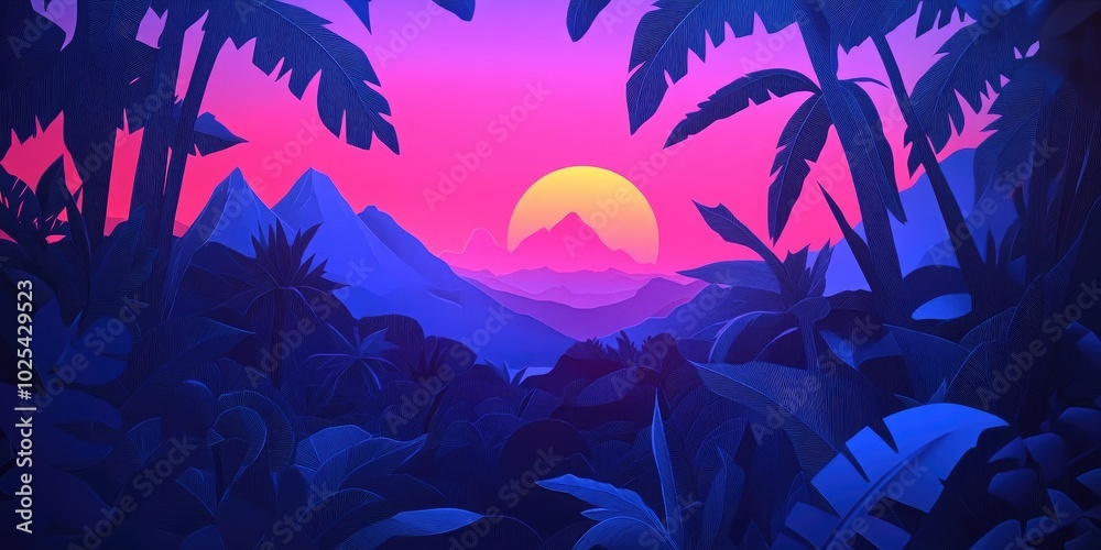 Scenic vista from the peak of a lush island viewpoint, Scenic view from a lush island peak Scenic vista from the peak of a lush island viewpoint, Scenic view from a lush island peak