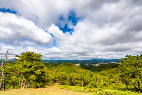 Nature at Suoi Vang lake, Dalat countryside, Vietnam