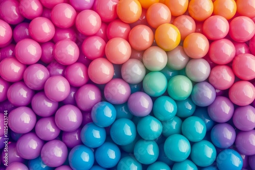 Colorful Shiny Balls Background Texture