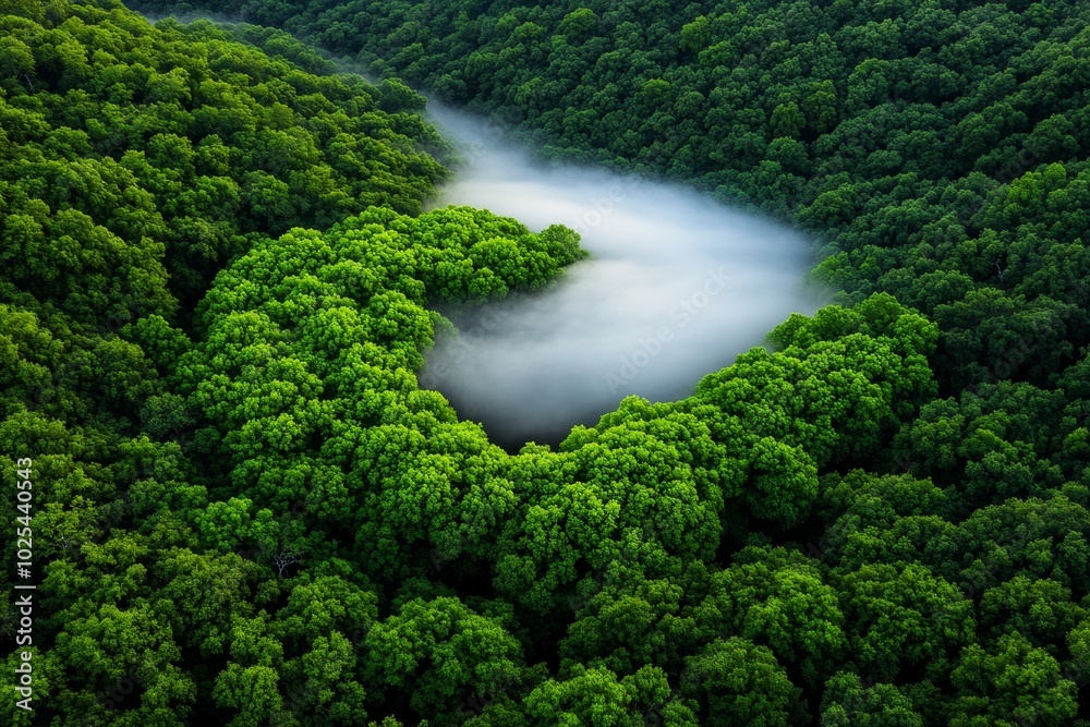 Fog creeping into a dense forest at dusk, with the last light of the day fading and the mist moving in, enveloping the trees in a quiet, mysterious embrace Fog creeping into a dense forest at dusk, with the last light of the day fading and the mist moving in, enveloping the trees in a quiet, mysterious embrace