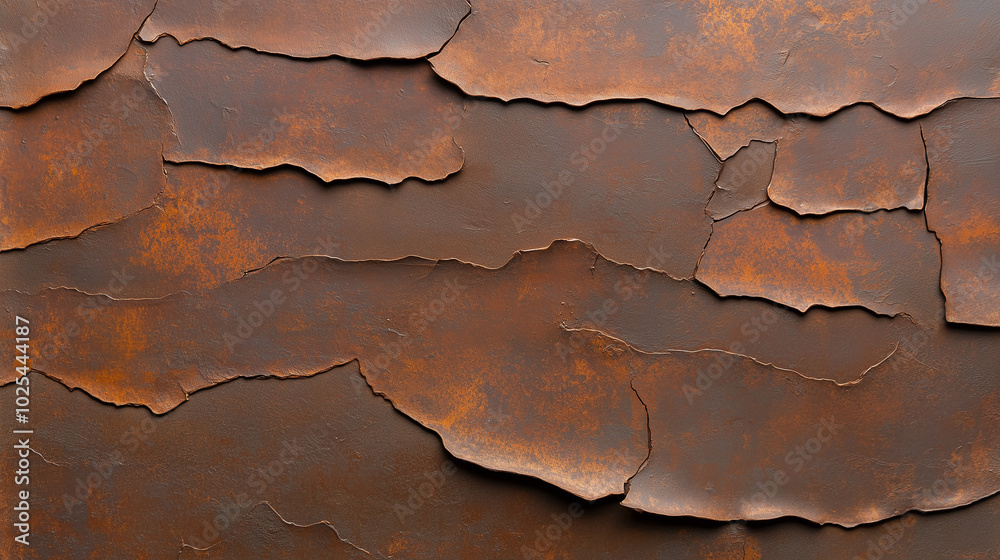 Rusted Metal Surface with Peeling Paint Rusted Metal Surface with Peeling Paint