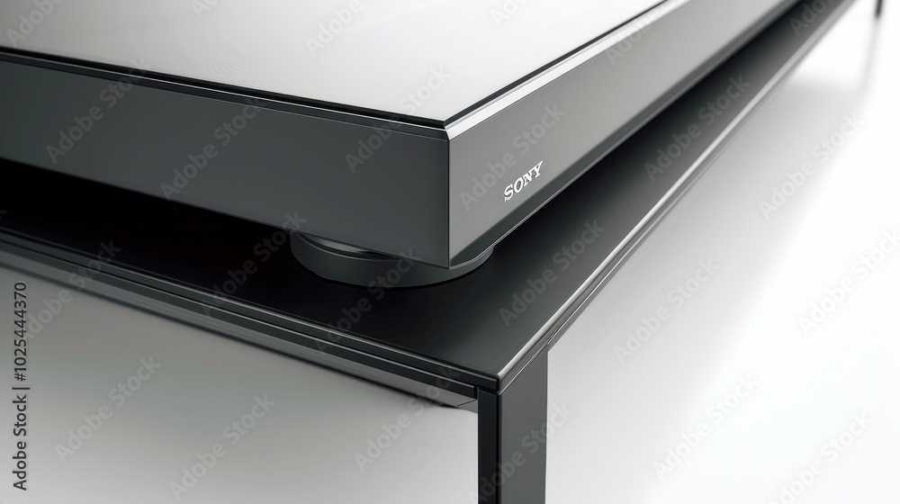 Close-up of a sleek television design showcasing modern aesthetics and functionality. Close-up of a sleek television design showcasing modern aesthetics and functionality.