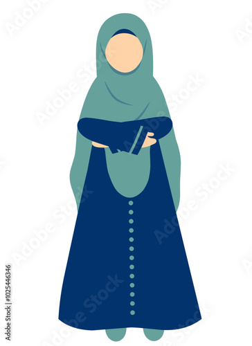 Muslimah Hijab Illustration