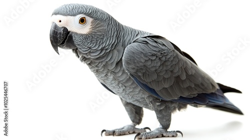 A vibrant and detailed image of a parrot perched on a tree branch, showcasing its colorful feathers and striking appearance. This exotic bird is beautifully captured in its natural habitat, 