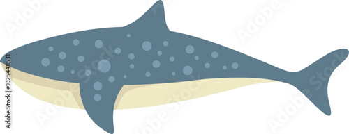 Whale shark swimming in the ocean with its mouth open
