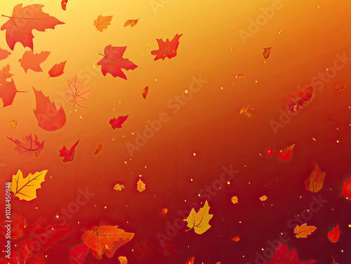 Vector Background with Warm Red and Orange Gradients, Rich and Cozy