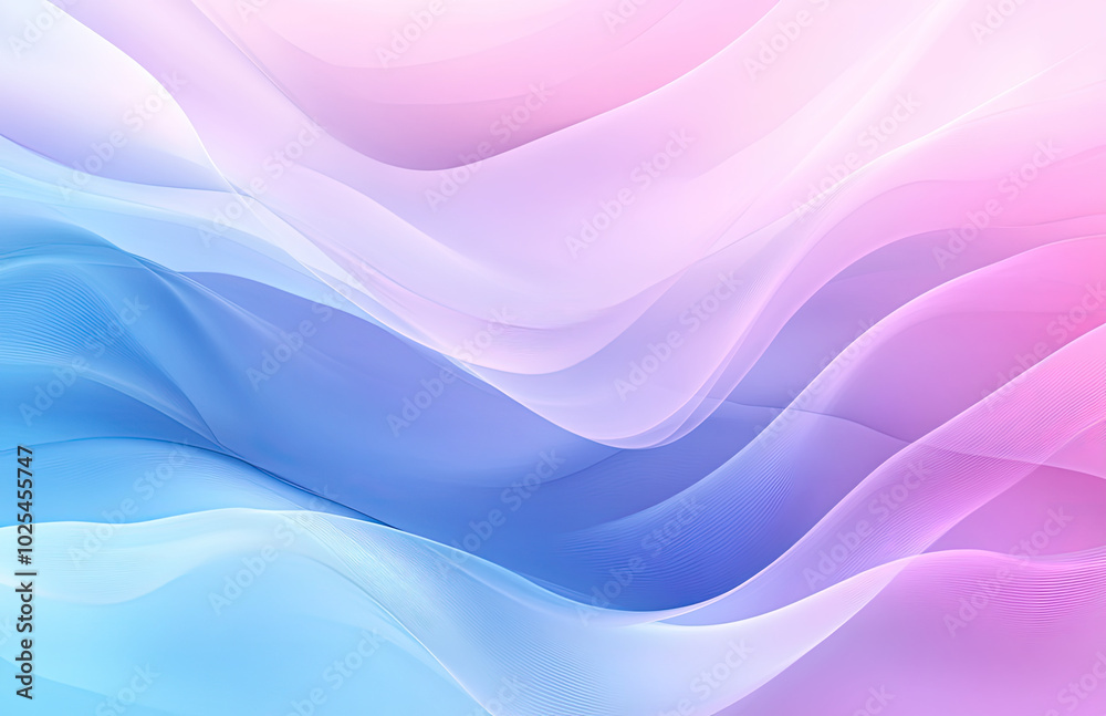 Fototapeta premium Soft Gradient Background with Pastel Colors, Light and Whimsical