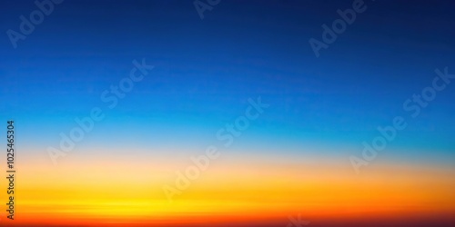 Fototapeta Naklejka Na Ścianę i Meble -  minimalist amazing blue orange yellow colors sunset sky gradient background