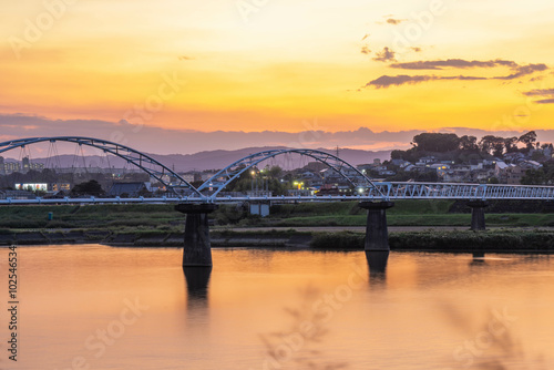 大淀川水管橋 宮崎県宮崎市 photo