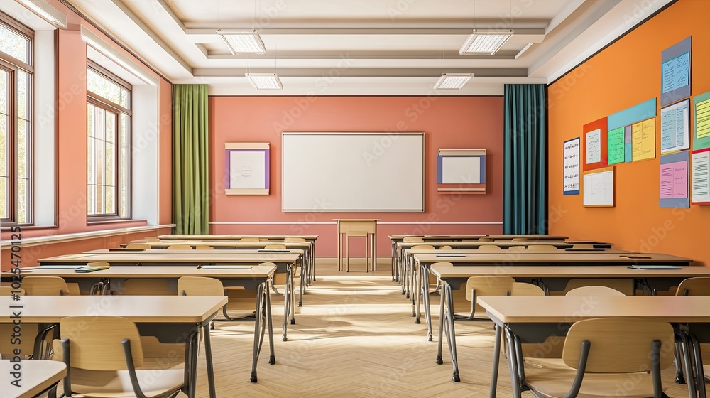 Bright and Modern Classroom Interior Design Bright and Modern Classroom Interior Design