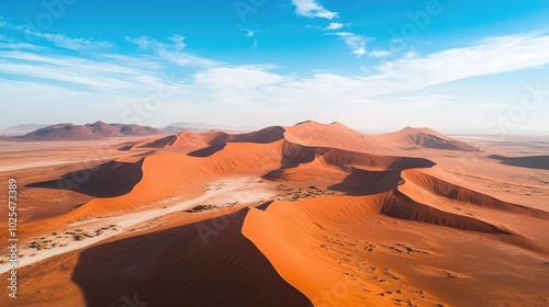 Stunning Sand Dunes in a Vast Desert Landscape