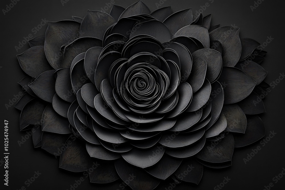 Stunning monochrome floral image, Beautiful black and white flower photography Stunning monochrome floral image, Beautiful black and white flower photography