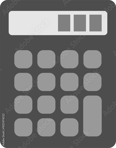 Calculator icon. Calculator button. Simple calculator.