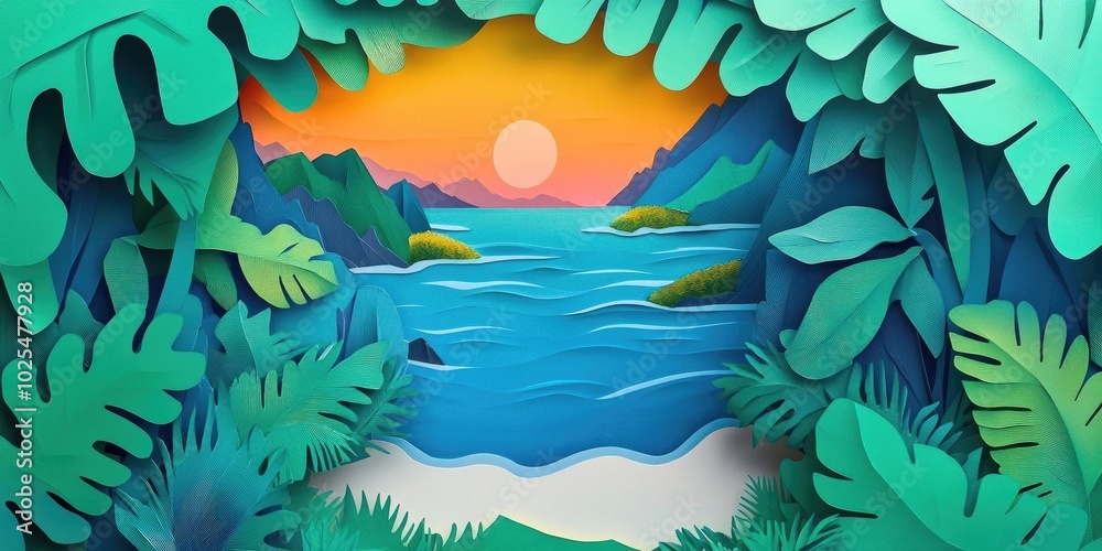 Explore the stunning ocean landscape on an adventurous island journey, Adventurous Island Ocean Landscape Explore the stunning ocean landscape on an adventurous island journey, Adventurous Island Ocean Landscape