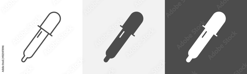 dropper icon Thin line symbol collection dropper icon Thin line symbol collection