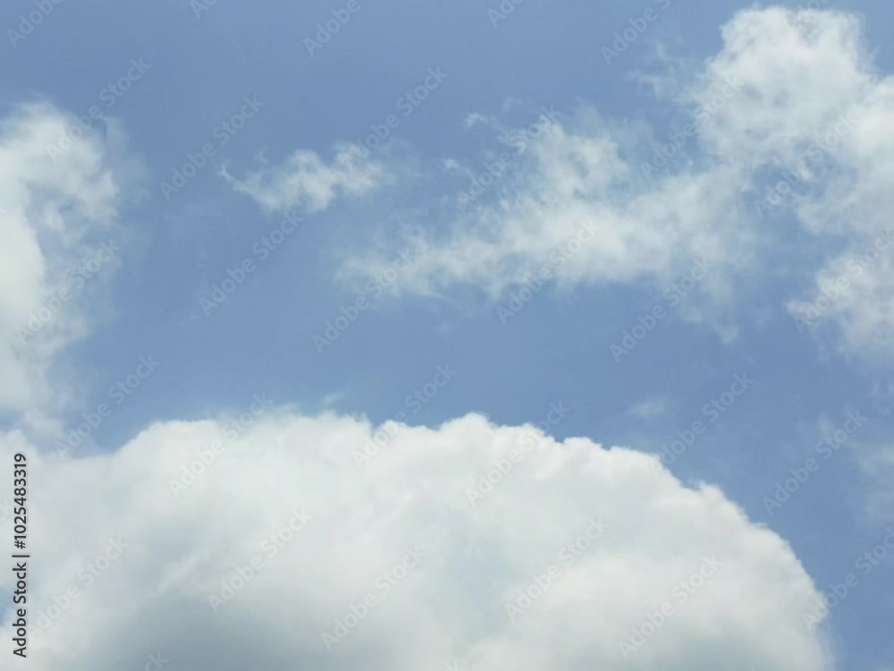 animated video of the sky and white clouds moving animated video of the sky and white clouds moving