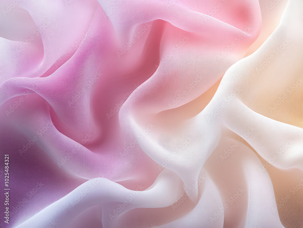 Fototapeta premium Abstract Gradient Background with Layered Fabrics for Rich and Textured Visuals