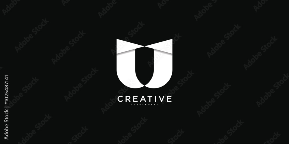 Creative modern initial letter U logo design. Premium Vector Creative modern initial letter U logo design. Premium Vector