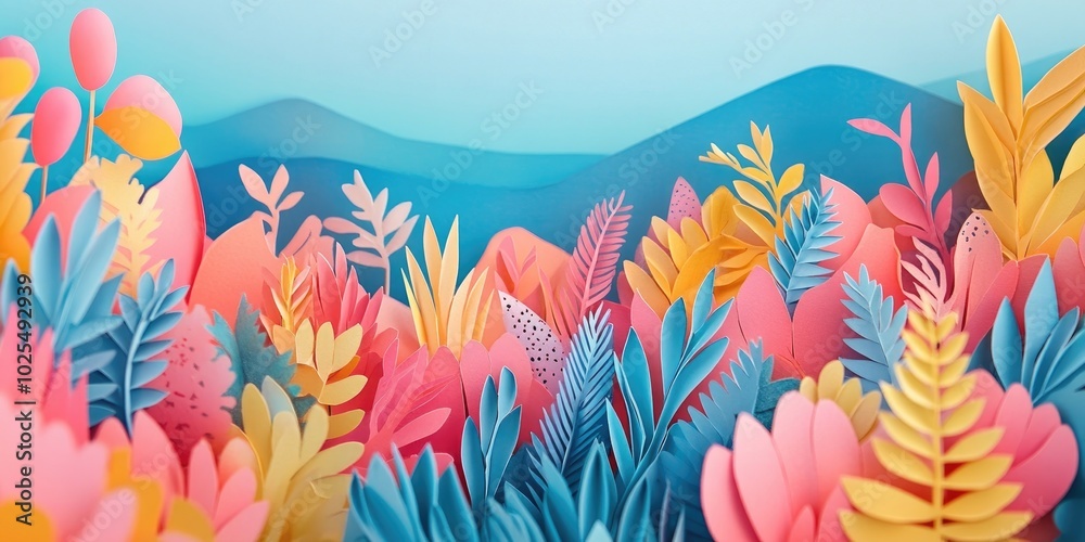 Close-up view of a vibrant meadow, Close-up of a colorful meadow Close-up view of a vibrant meadow, Close-up of a colorful meadow