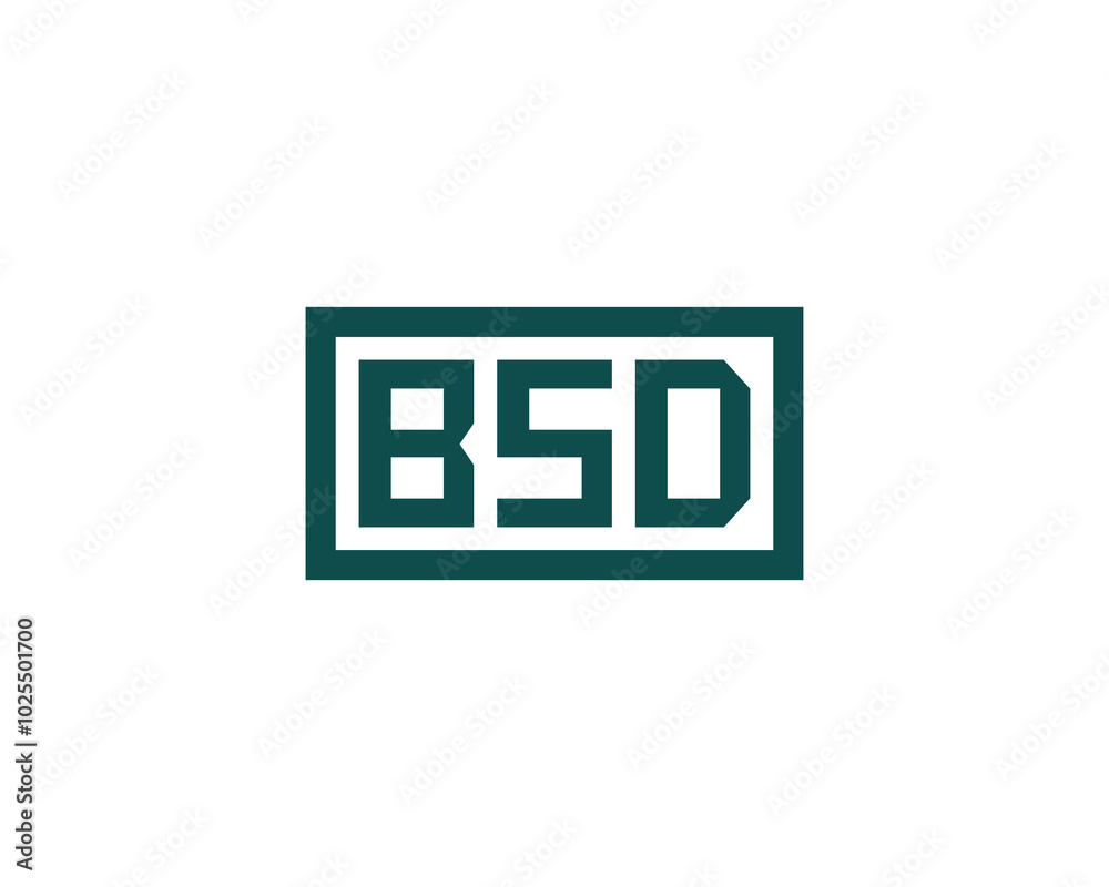 BSD logo design vector template. BSD BSD logo design vector template. BSD
