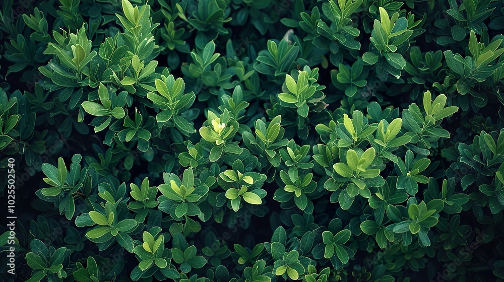 Lush Green Foliage Texture - Nature Background Lush Green Foliage Texture - Nature Background