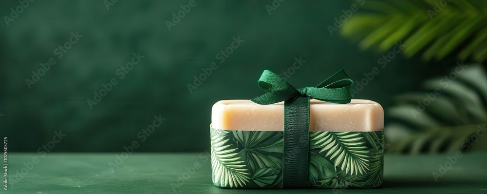 Organic soap bars wrapped in biodegradable packaging with conservation ...