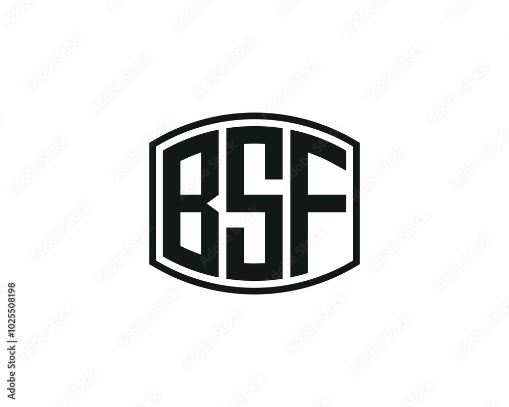 BSF logo design vector template. BSF BSF logo design vector template. BSF