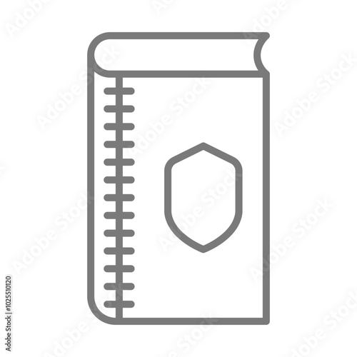 Bookbinding icon design