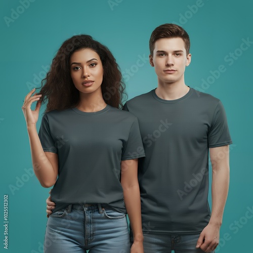 Blank t-shirt mockup