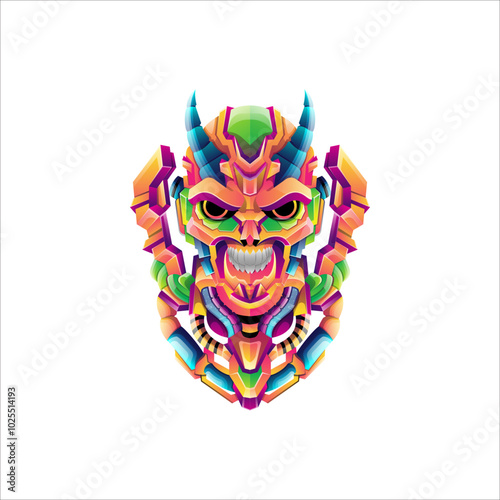 Skull Mecha Logo