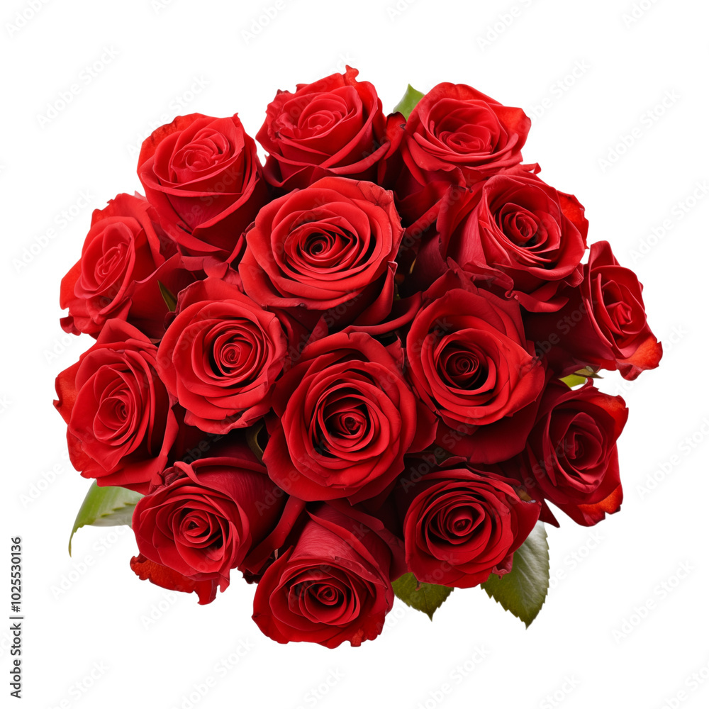A bouquet of twelve vibrant red roses with lush green leaves, symbolizing love and affection for a special occasion A bouquet of twelve vibrant red roses with lush green leaves, symbolizing love and affection for a special occasion