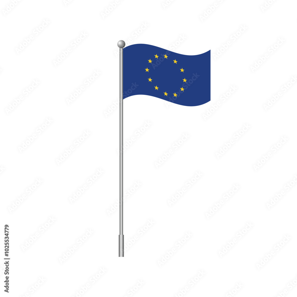 European Union country flag element for design. Vector illustration European Union country flag element for design. Vector illustration