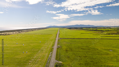 北海道　エサヌカ線　空撮