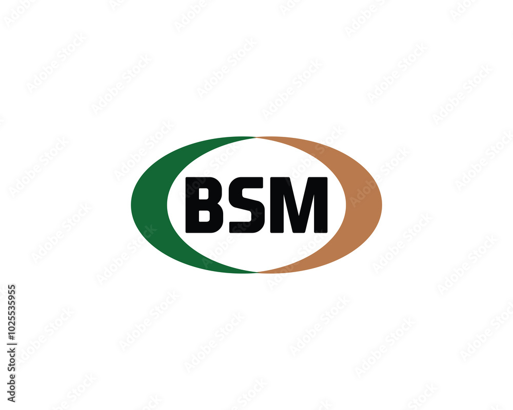 BSM logo design vector template. BSM BSM logo design vector template. BSM