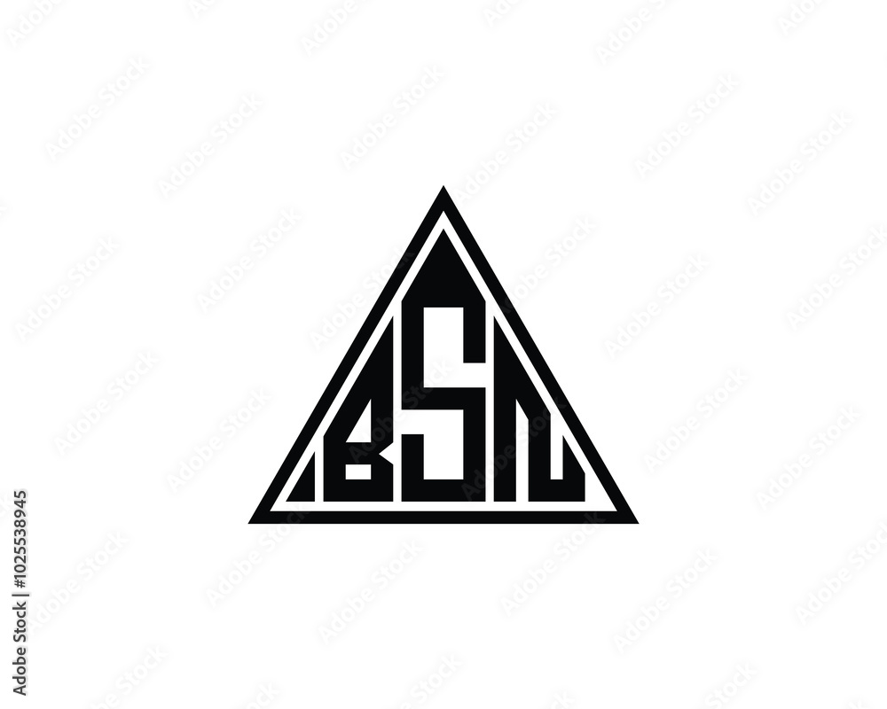 BSN logo design vector template. BSN BSN logo design vector template. BSN