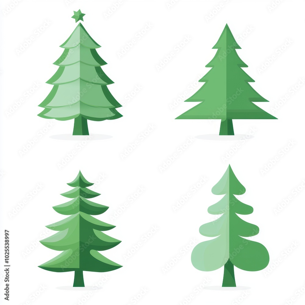 Vector illustration of Christmas tree Vector illustration of Christmas tree