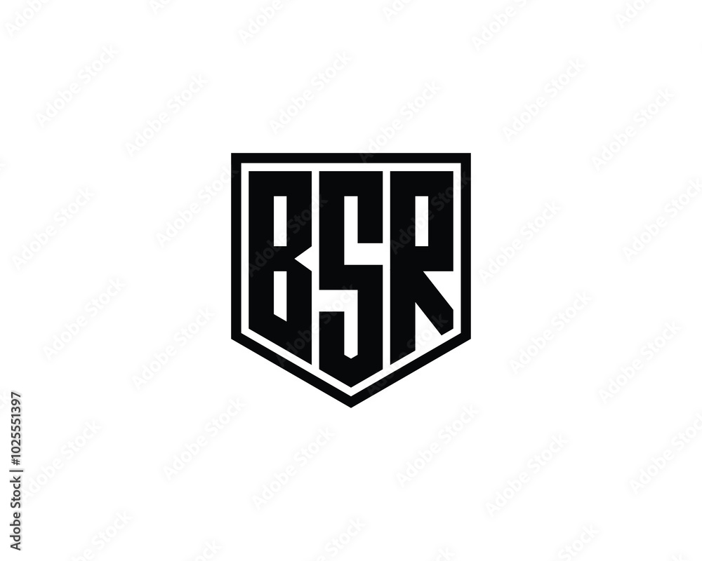 BSR logo design vector template. BSR BSR logo design vector template. BSR