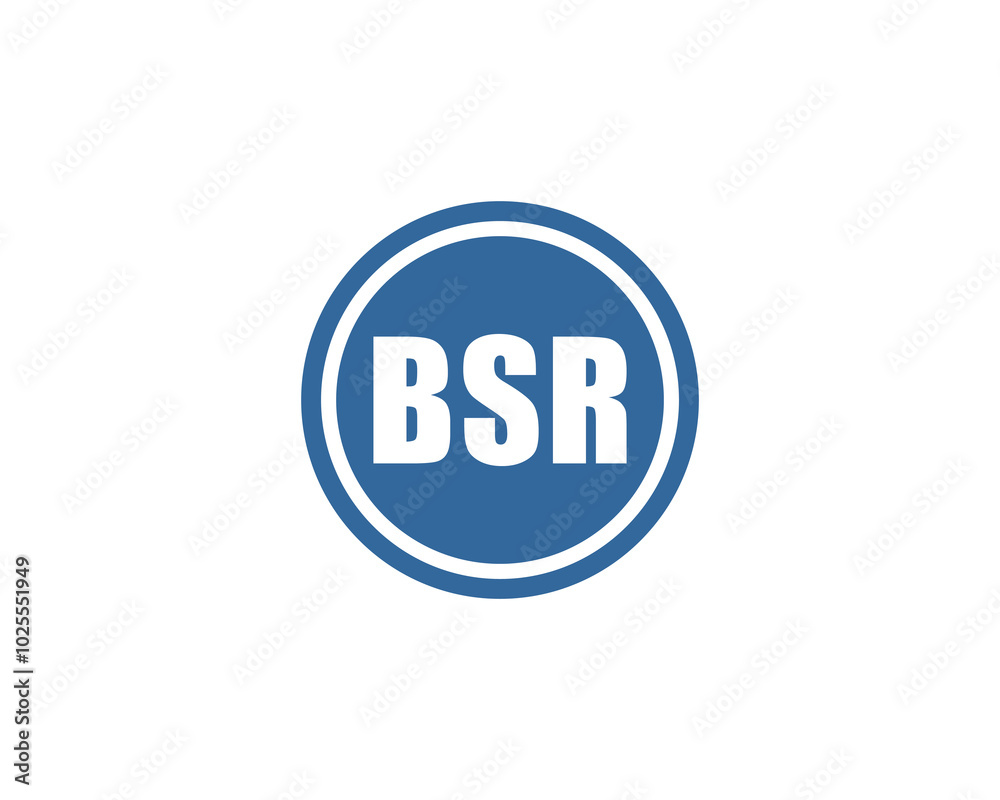 BSR logo design vector template. BSR BSR logo design vector template. BSR