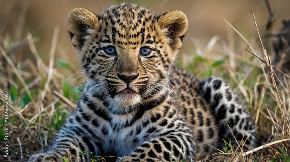 image of leopard cub tanzania africa image of leopard cub tanzania africa